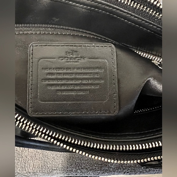 COACH Collette | Black Leather | Convertible Carryall handbag | F33447 - Picture 5 of 9